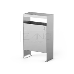 Litter bin with ashtray Simple
