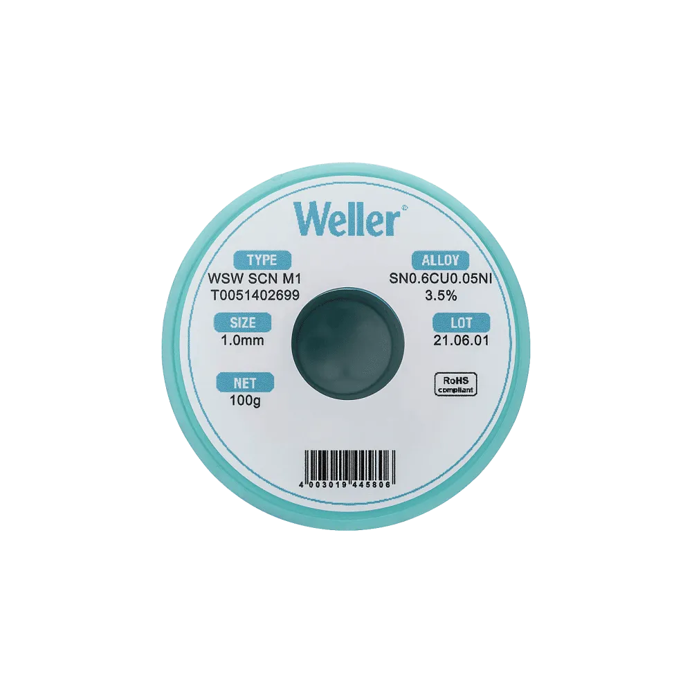 WSW SCN M1 1mm, 100g, Sn0,6Cu0,05Ni3,5%