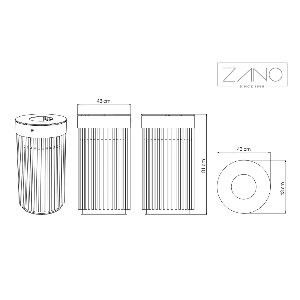 Tubus Litter Bin