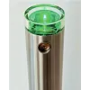 Barrier post with locking system 