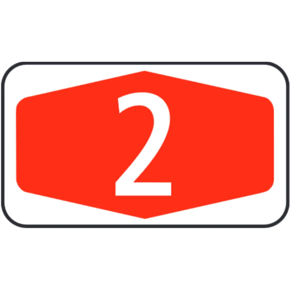 4.58 Number sign for highways and expressways