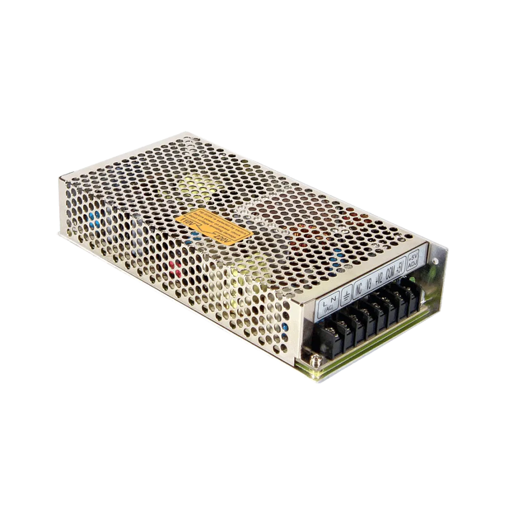 131W Enclosed Power Supply 5V/15A, 12V/6A, -5V/1A