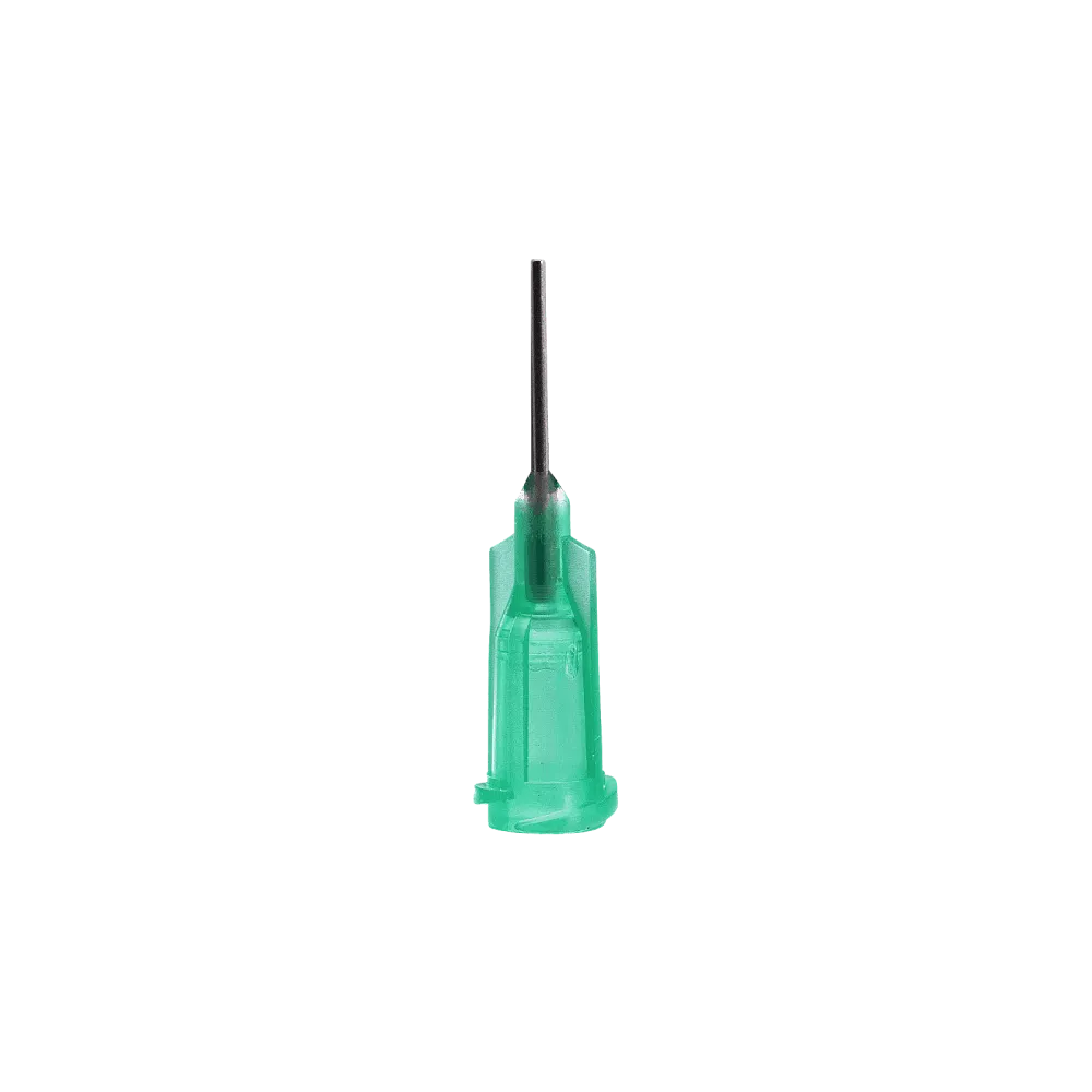 Dosing needles green, 25.4 mm, 18 Gauge (50 pcs)