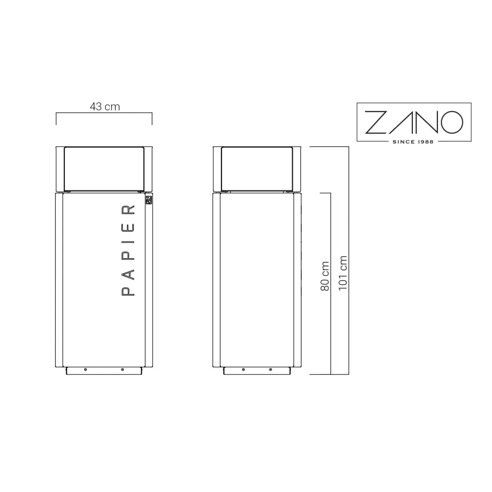Stilo Litter Bin