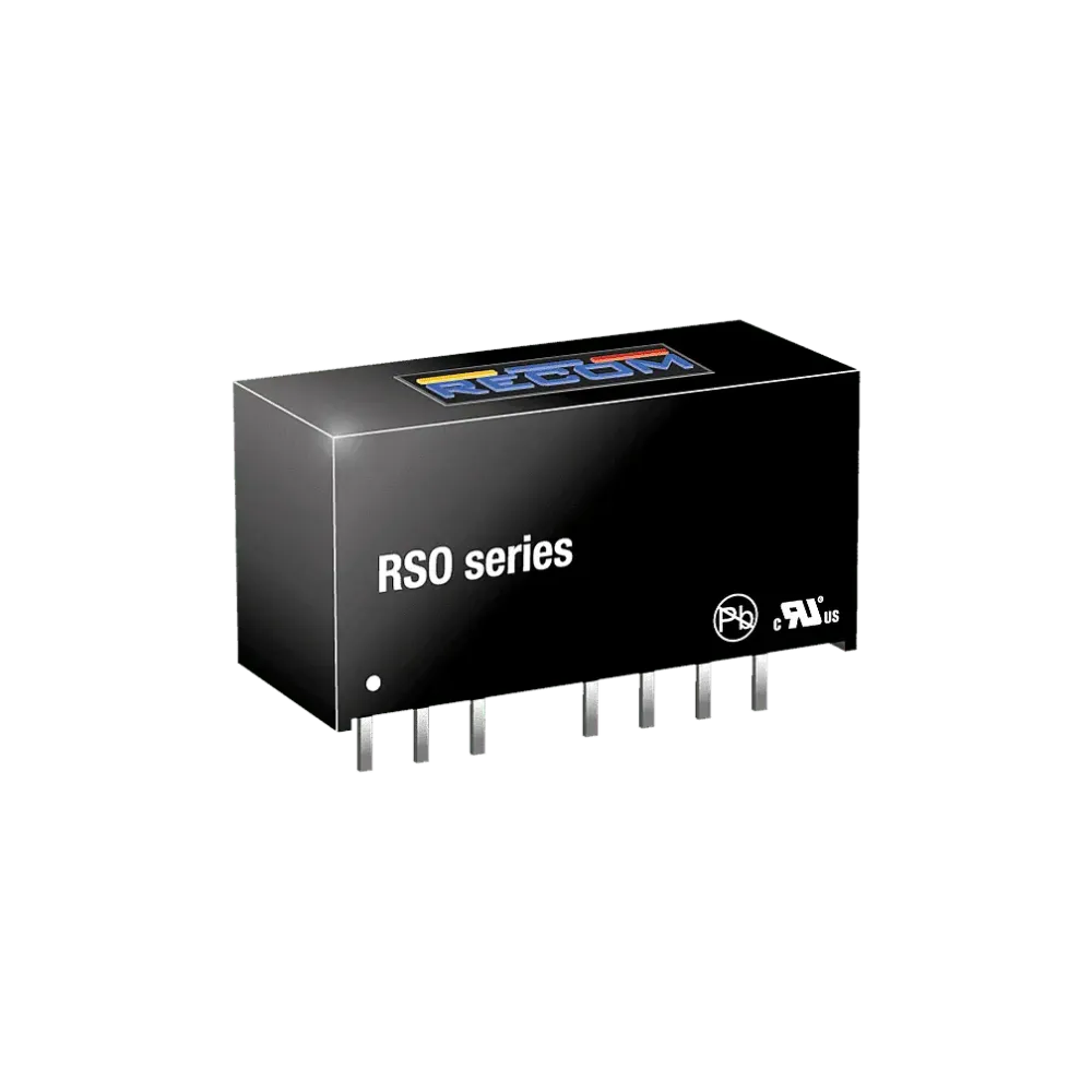 1W DC/DC converter, input 4.5...9.0V, output 5V/200mA, SIP8