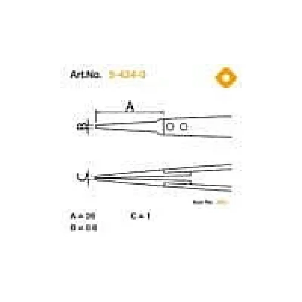 ESD replacement tips for 5-434 (pair) 0.6mm wide, conductive