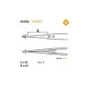 ESD replacement tips for 5-434 (pair) 0.6mm wide, conductive