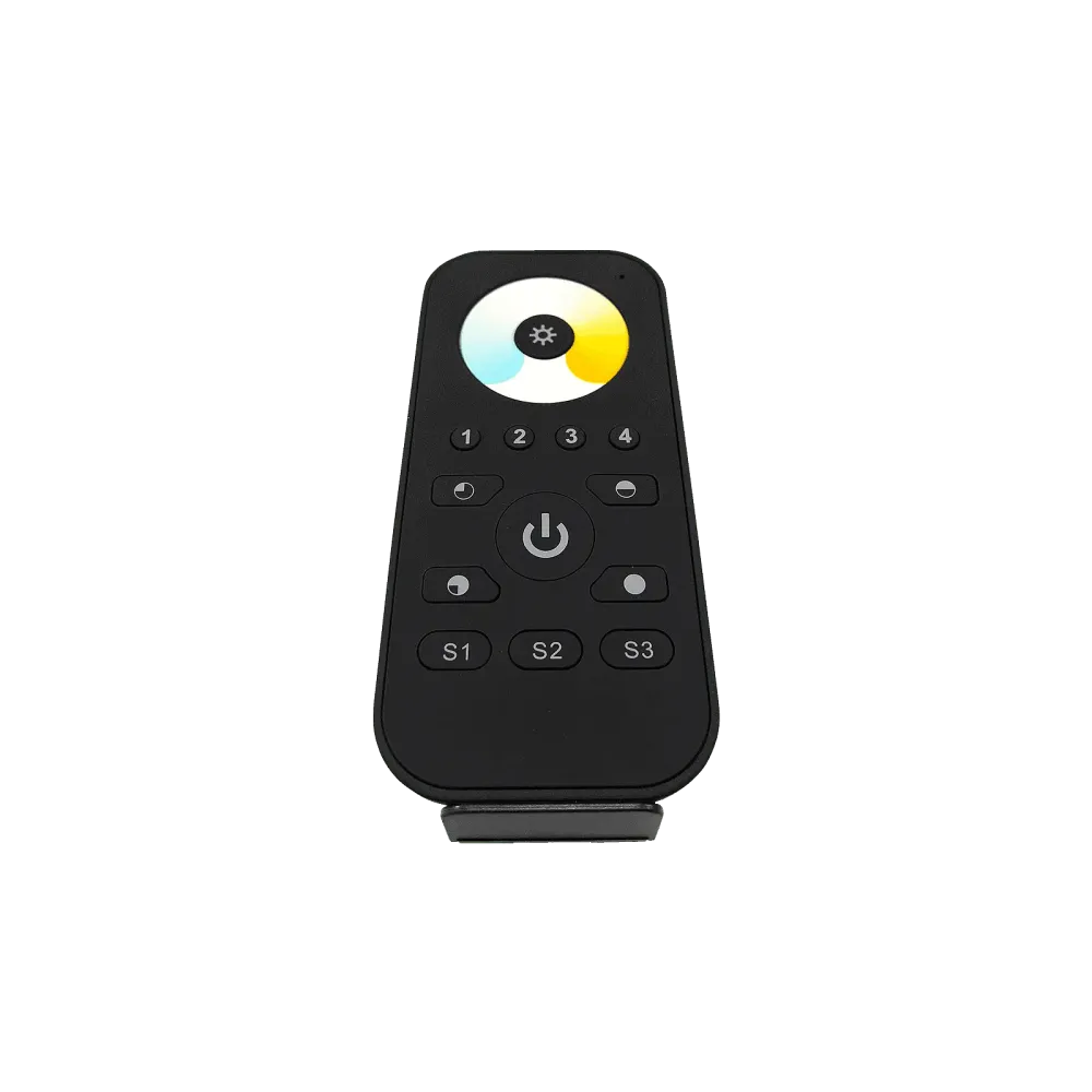 ZigBee3.0 remote control, Tunable white, color wheel, black