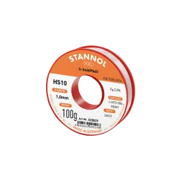 Solder wire HS10, Sn60Pb40, RO M1, 1mm, 100g