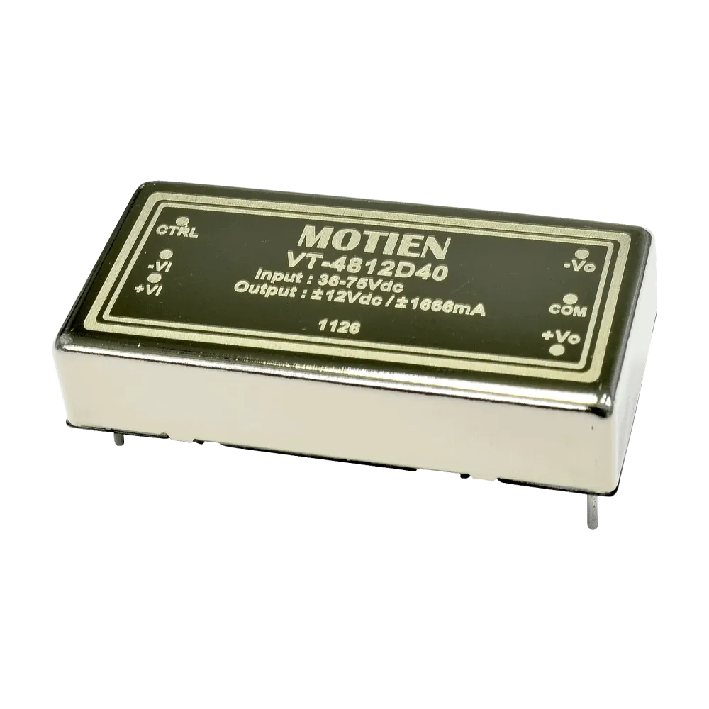 40W DC/DC converter, input 18...36V, output 5V/8A