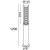 Maxima One 375F0/WR8.PT-Small Poles - Bollard H. 1200 with louvre