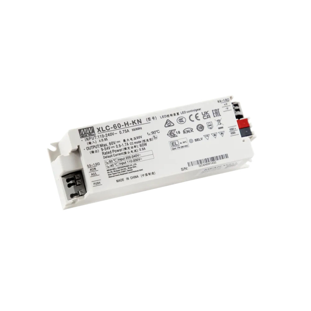 60W LED driver 900mA to 1700mA/9V...54V, KNX, Built-in