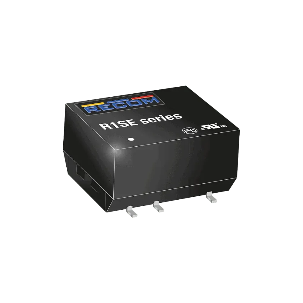 1W DC/DC converter, input 5V +/-10%, output 5V/200mA, SMD