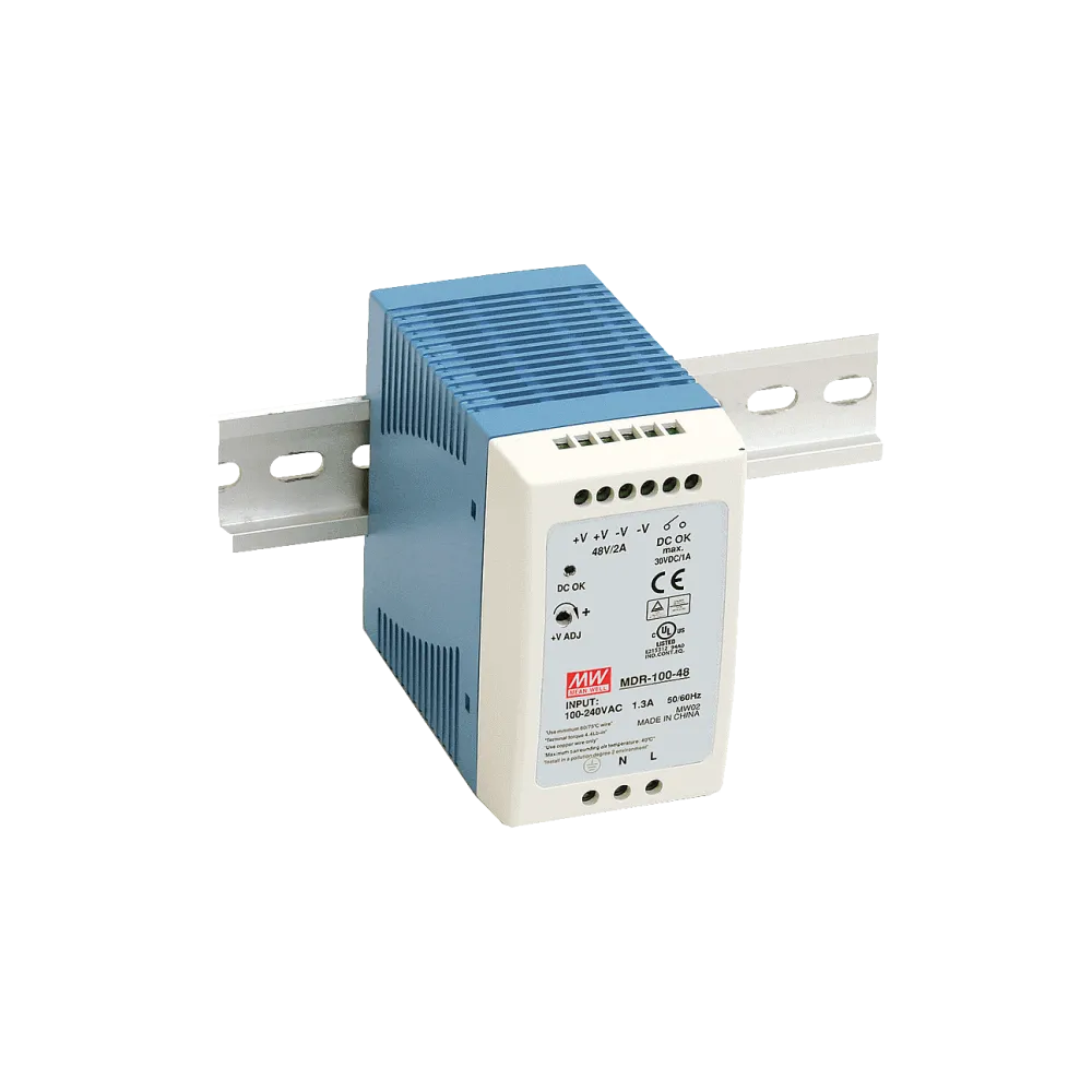 96W DIN Rail Power Supply 24V/4A