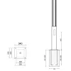 Orion D 570F2/WD50EW-Urban Lighting - Pole DALI 4 Ways H. 3000