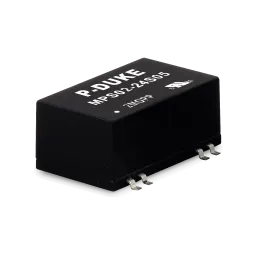2W medical DC/DC-Converter, Input 4.5…12V, Output +/-12V / +/-83mA