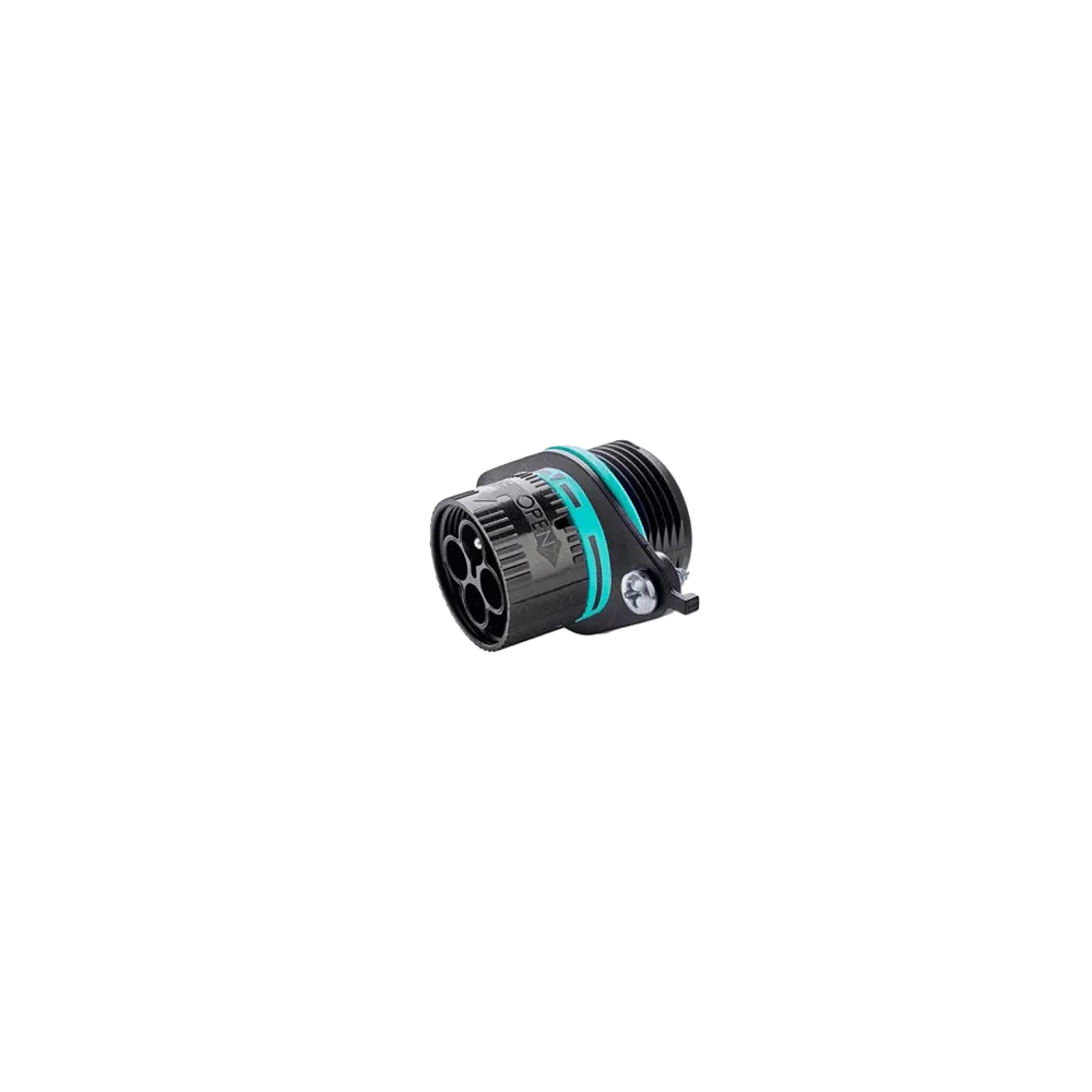 Techno Mini Panel Circular Connector M25, 4p, Plug, Piercing, 0.5-1.5mm2, IP66/IP68