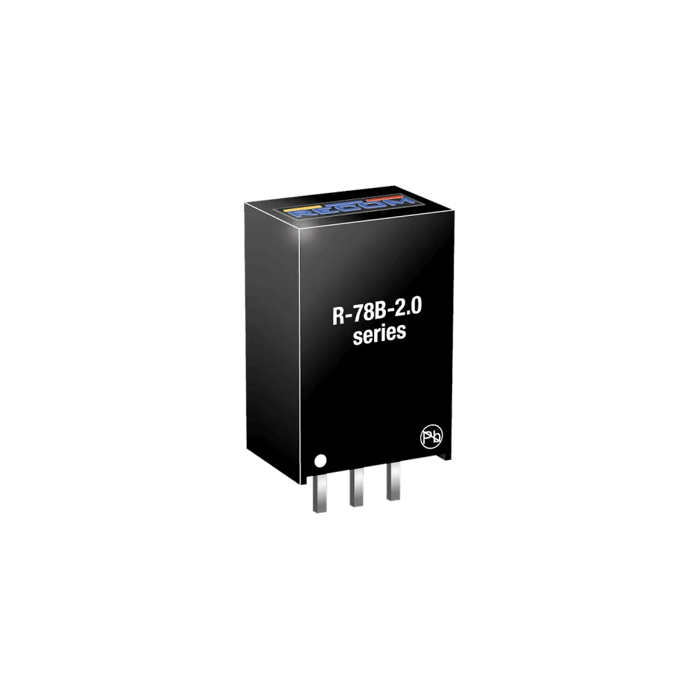 6.6W DC/DC-Converter, Input 4.75…32V, Output 3.3V/2000mA, SIP3