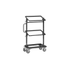 ESD side trolley, tilting shelves, 200 kg