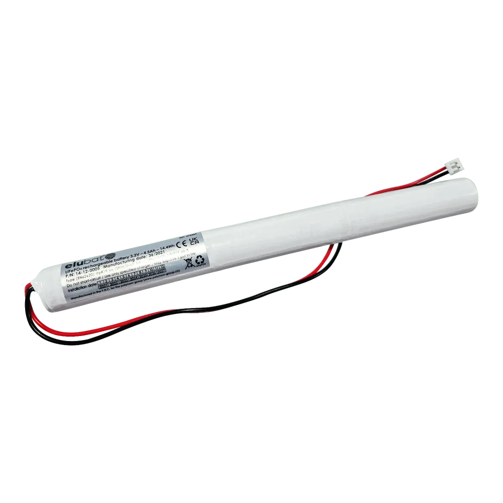 4.5Ah battery for emergency lighting unit (3h emergency operating time)