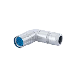 Housing M23 angled connector rotatable