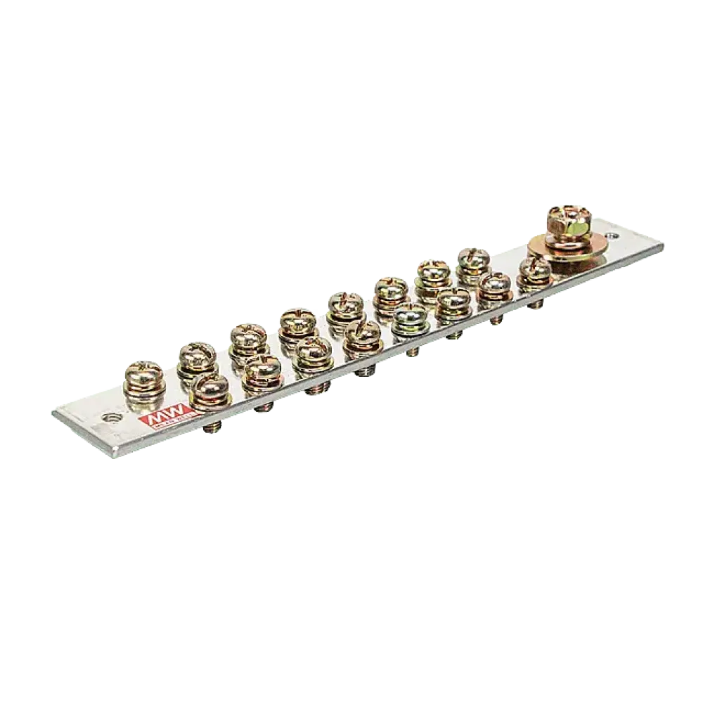 Earthing busbar, 250A, number of poles: 17