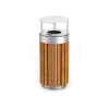Tubus litter bin with ashtray