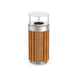Tubus litter bin with ashtray