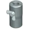 Plastic attachment for traffic cones to secure warning signs