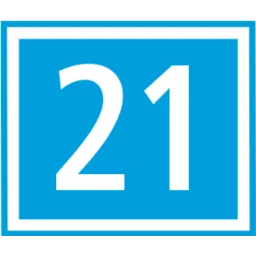 4.57 Number sign for main roads