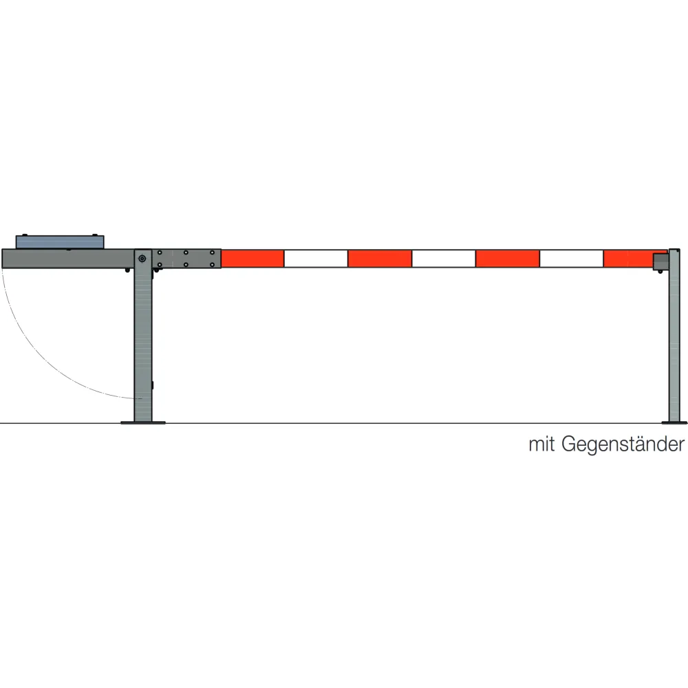 Replacement beams for arm barrier
