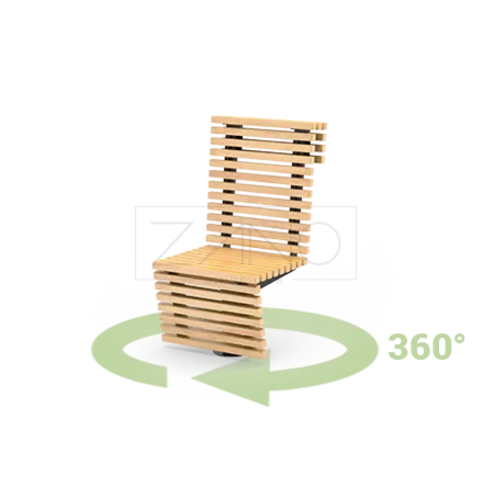 Flash exterior swivel chair