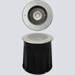 Plain - Recessed spotlight Carriageable Ø200 - Built-in driver