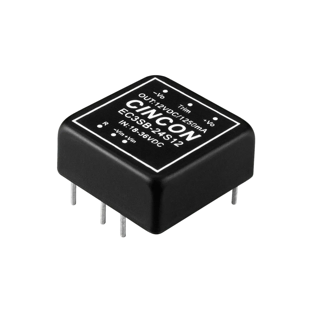 15W DC/DC converter, input 36...75V, output 5V/3A