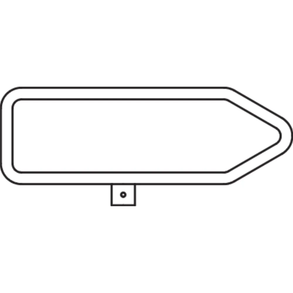 Tubular frame for directional signs RoWi-Connect