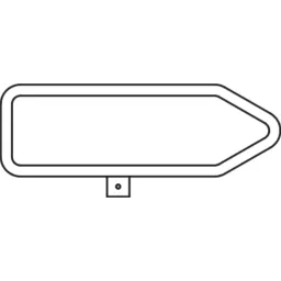 Tubular frame for directional signs RoWi-Connect