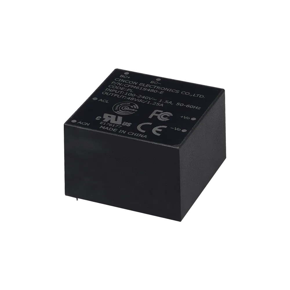 40W PCB Mount Power Supply encapsulated 5V/8A, Peak Load