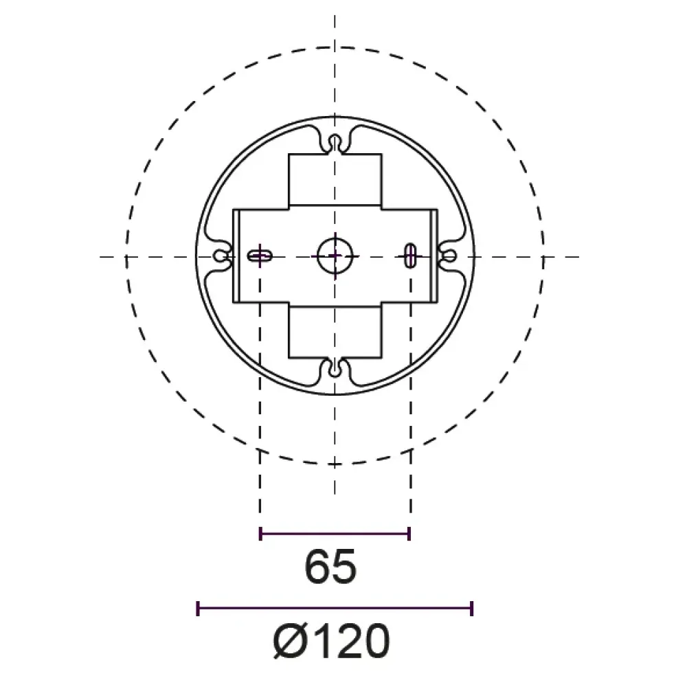 Up&Down Maxi Ceiling 7451C/ND3.NB-Ceiling Lamps - Ceiling luminaire DALI - Built-in driver