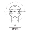 Up&Down Maxi Ceiling 7451C/ND3.NB-Ceiling Lamps - Ceiling luminaire DALI - Built-in driver