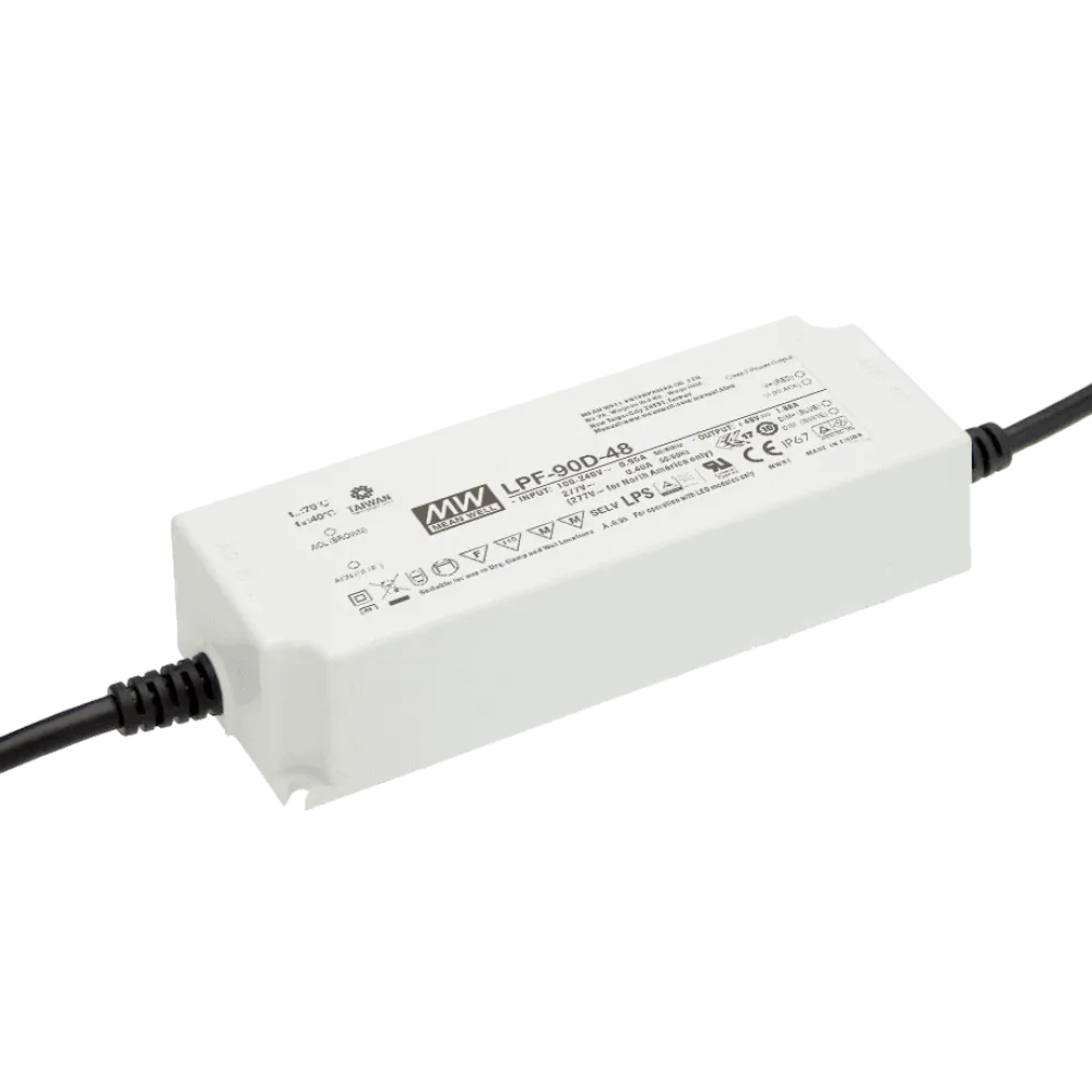90W LED Driver CV+CC, 24V/3.75A, 3in1 Dimming