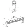 RGBW Matrix Floodlight 2801P/RCRC.O4-RGBW - Wallwasher RGBW L. 586