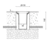 Platho 145 - Square Walkable L. 145 - Built-in driver