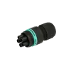 Mini Circular Connector TH387, Socket, 5P, Screw, IP66/IP68
