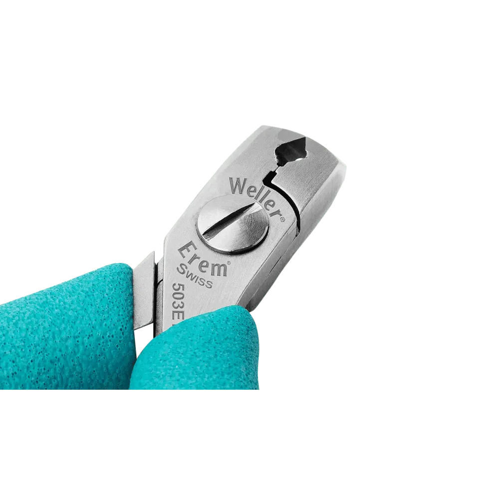 Pointed cutter, angled, wide head