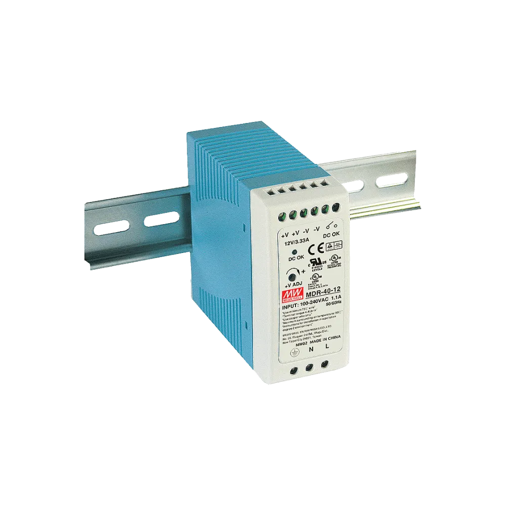 40W DIN Rail Power Supply 12V/3.33A
