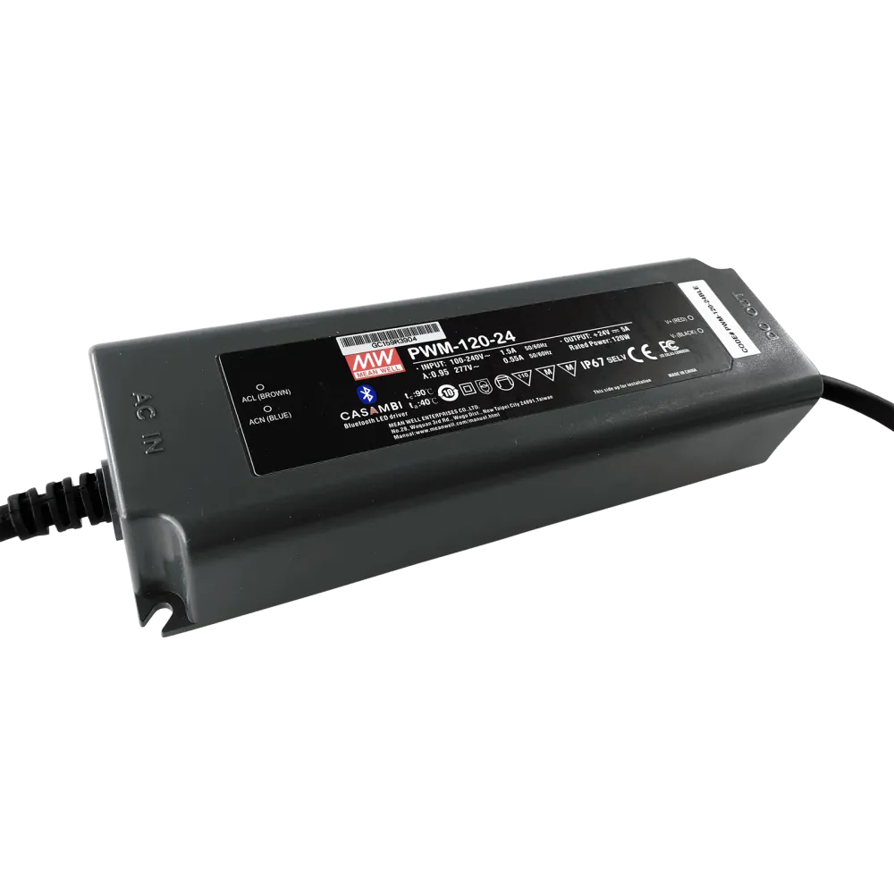 120W LED Driver with PWM Output 24V/5A, CASAMBI