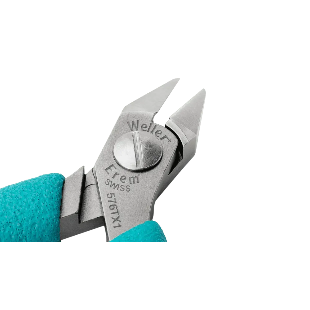Diagonal cutters, beveled head