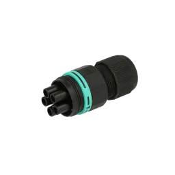 Mini circular connector TH387, socket, 5P, screw connection, IP66/IP68