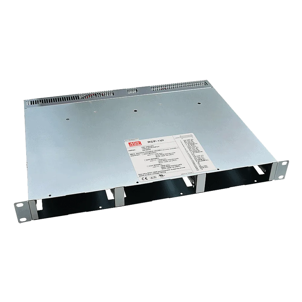 19″ 1U Rack for RCP-1000 series with Terminal Block
