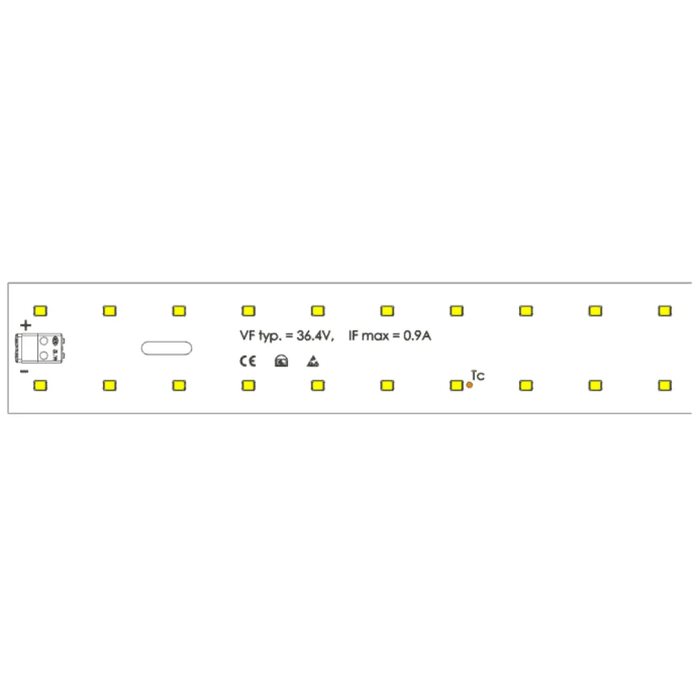 LED Module 725x35mm / 4000K / CRI >80 / 78LED